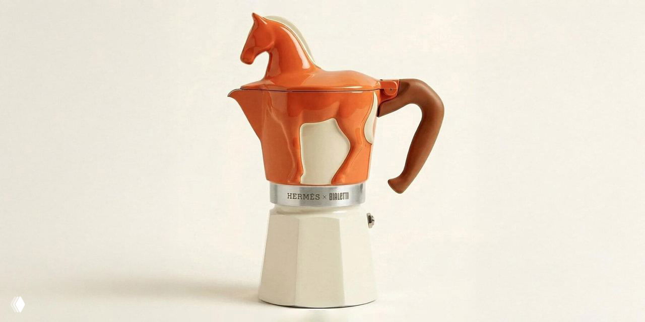 Hermès x Bialetti: как могла бы выглядеть Moka Pot