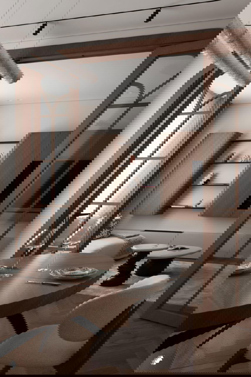 Квартира 145 м² для шеф‑повара — без острых углов