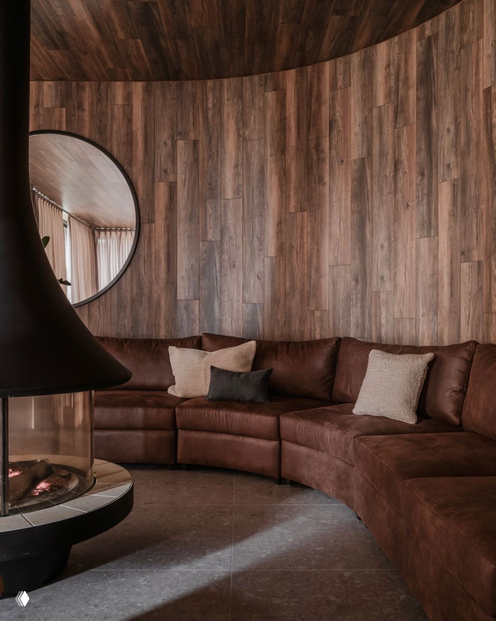 Коричневый цвет в интерьере: 60+ примеров
