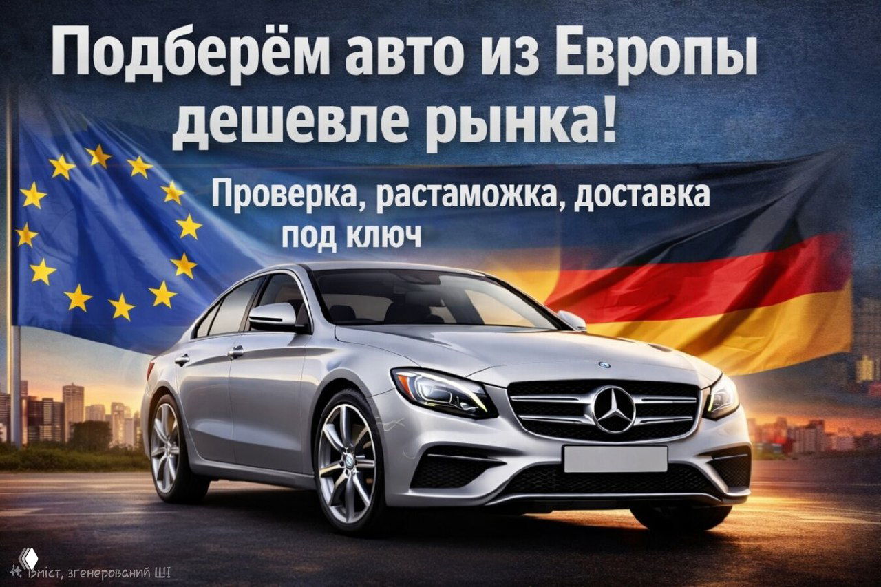 Подбор и импорт автомобилей из Европы в Россию