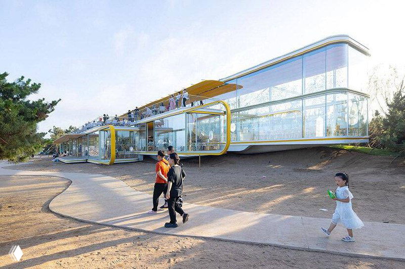 Selgascano: стеклянное кафе на побережье Жичжао