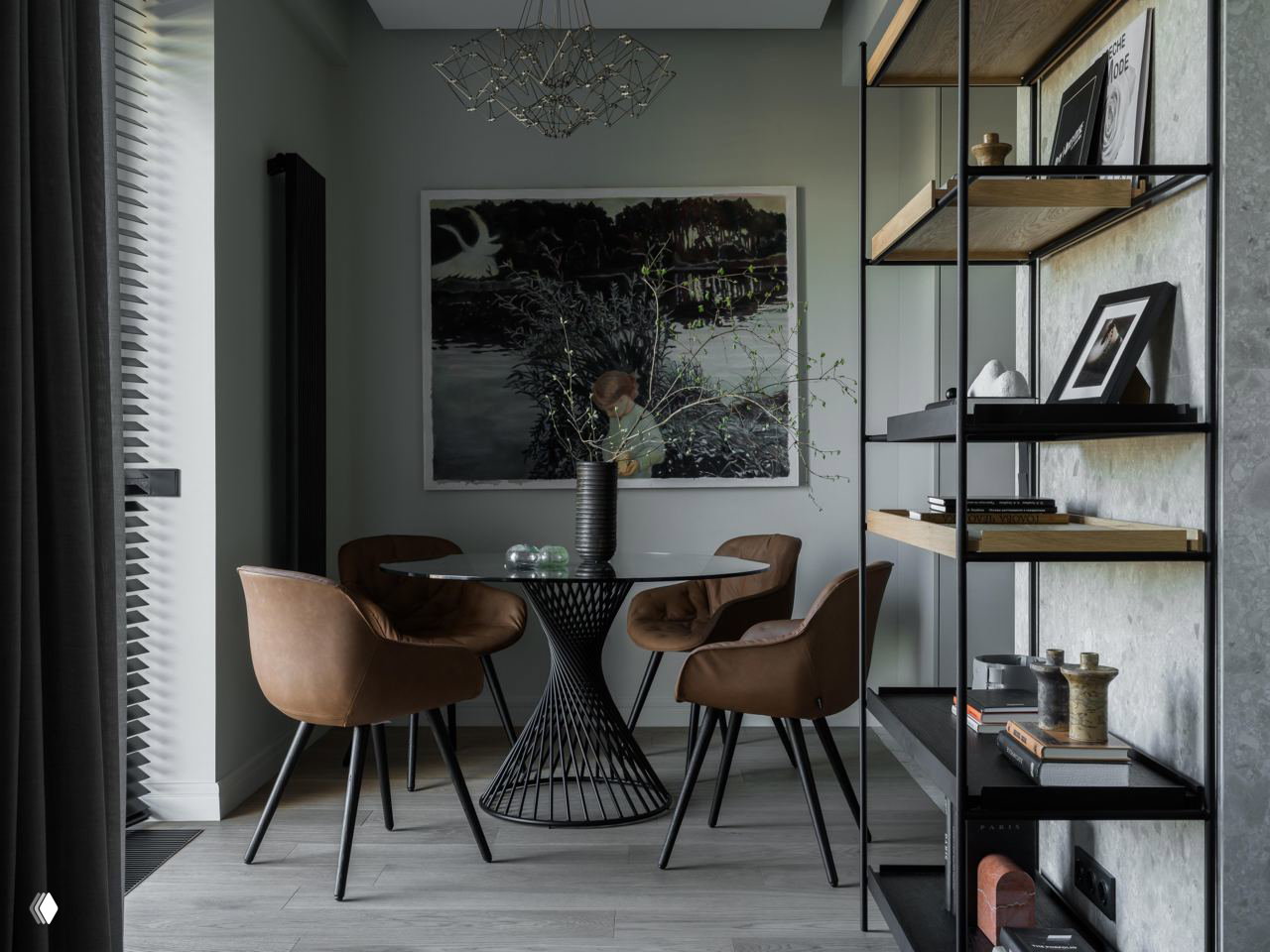 Минимализм и круговая планировка: квартира для студента МГУ