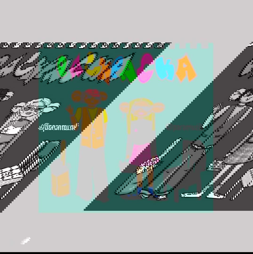 Иллюстрация-обложка с двумя персонажами и надписью «раскраска» вверху — пример яркой детской стилизованной раскраски для младшей аудитории.