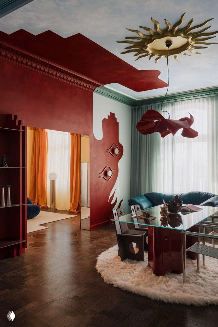 Назад в 1970-е: яркая мини-квартира в Познани