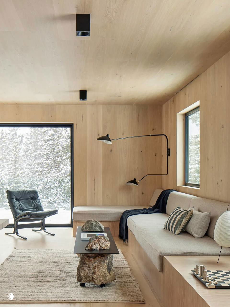 Японские мотивы и скандинавский минимализм: шале в Колорадо