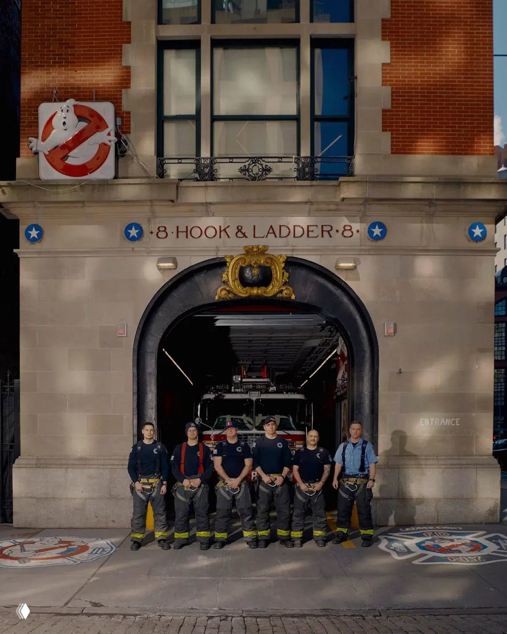 Пожарная часть Hook and Ladder 8 в Нью-Йорке