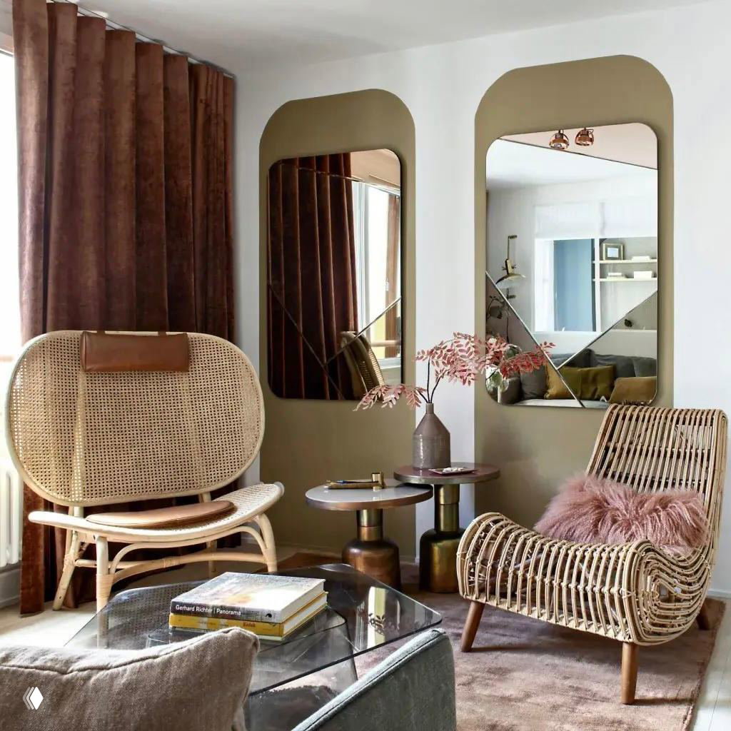 Парижская квартира в Терне: арки, ниши и банкетка