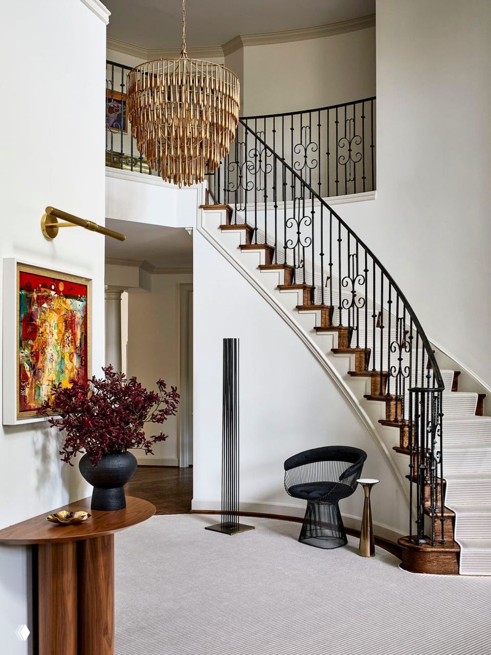 Синий в деталях: 34 комнаты дома в Вирджинии