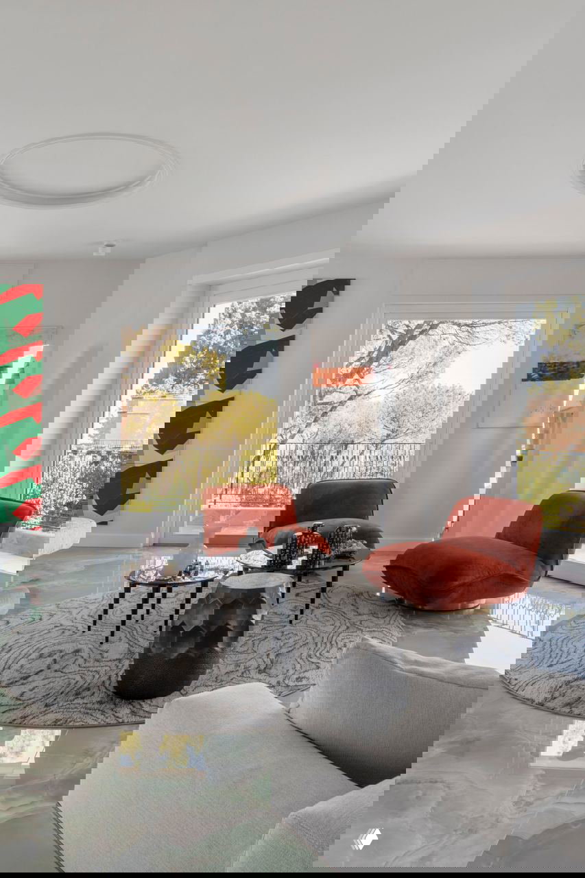 Квартира в Риме: цвета Тибра и современное искусство