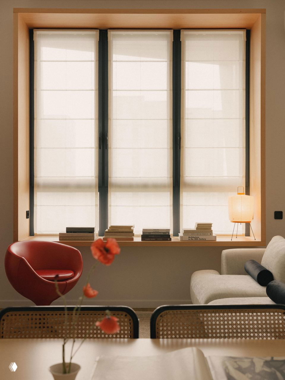 Минимализм с элементами джапанди: квартира 65 м² в Москве