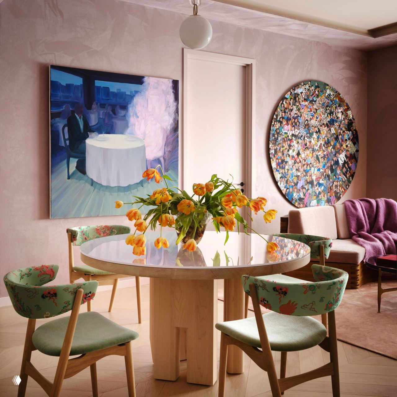 Цвет имеет значение: квартира на Манхэттене как галерея