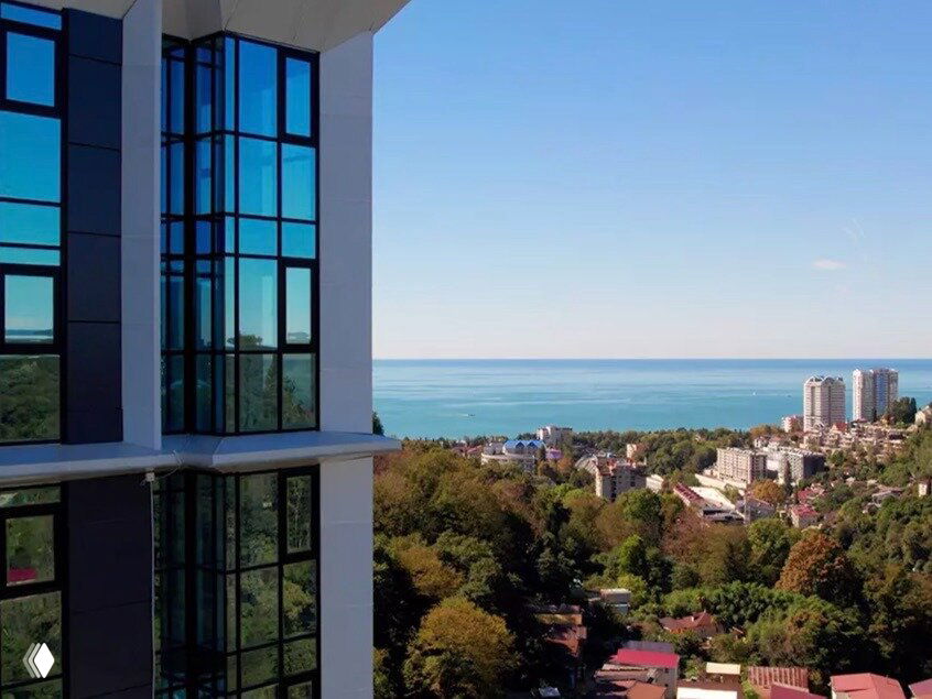 Сочи, 24 м², ремонт, вид на море, ипотека от 2%