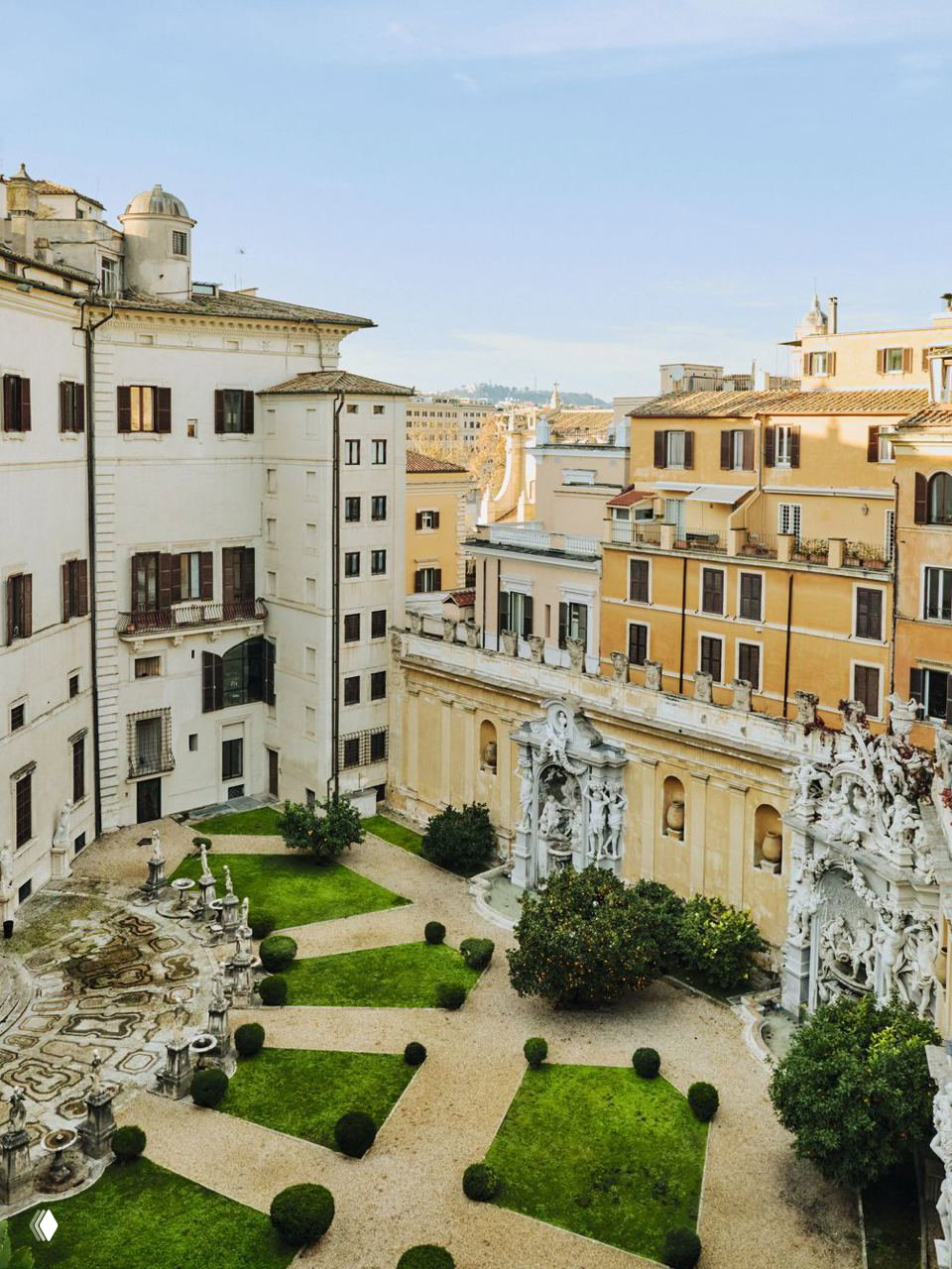 Квартира Рамдана Тухами в палаццо Borghese (Рим)