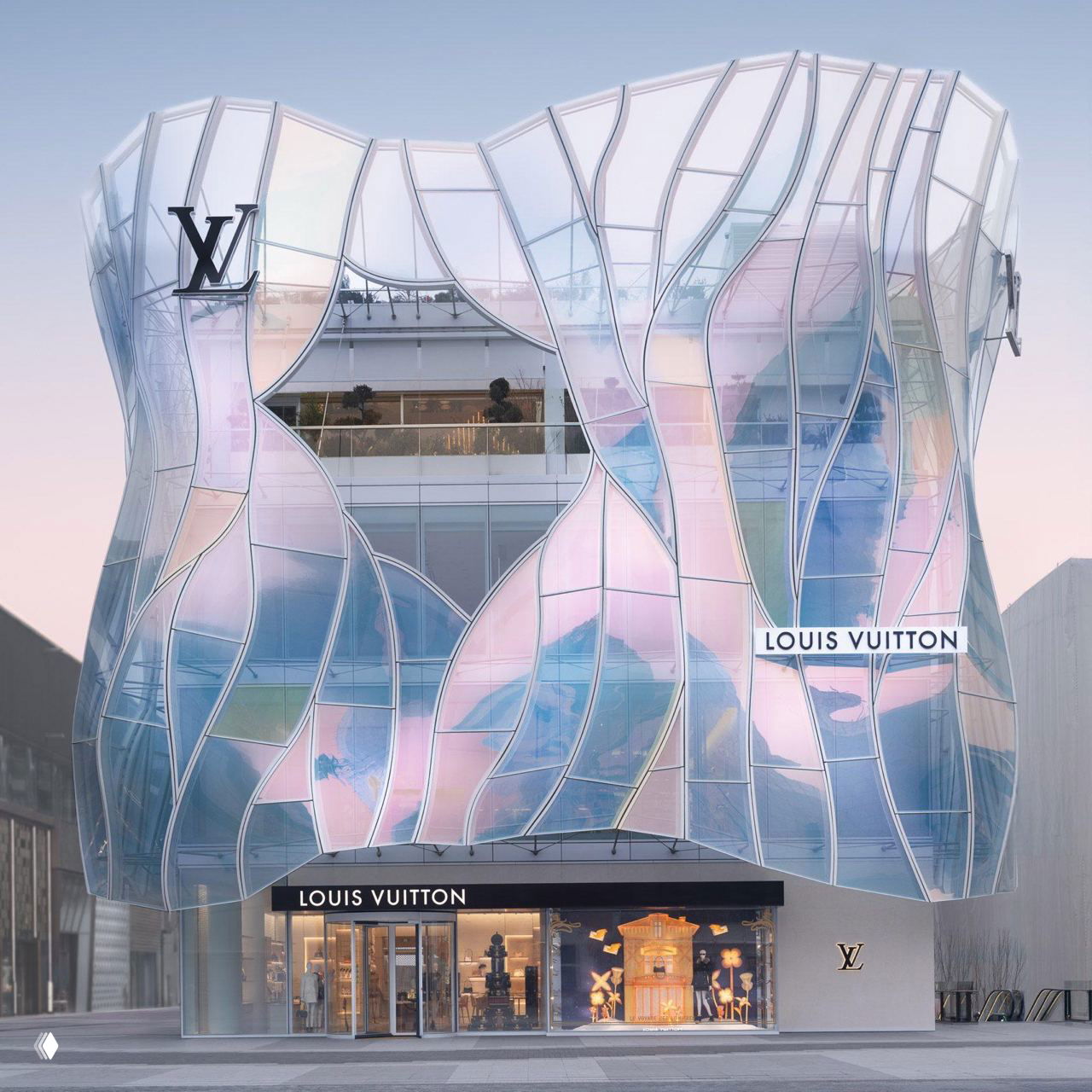 Здание-хамелеон: новый флагман Louis Vuitton в Пекине