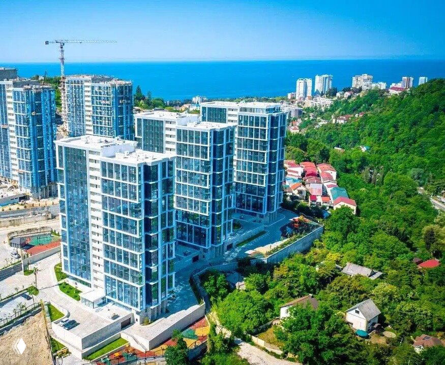 Сочи, 24 м², ремонт, вид на море, ипотека от 2%