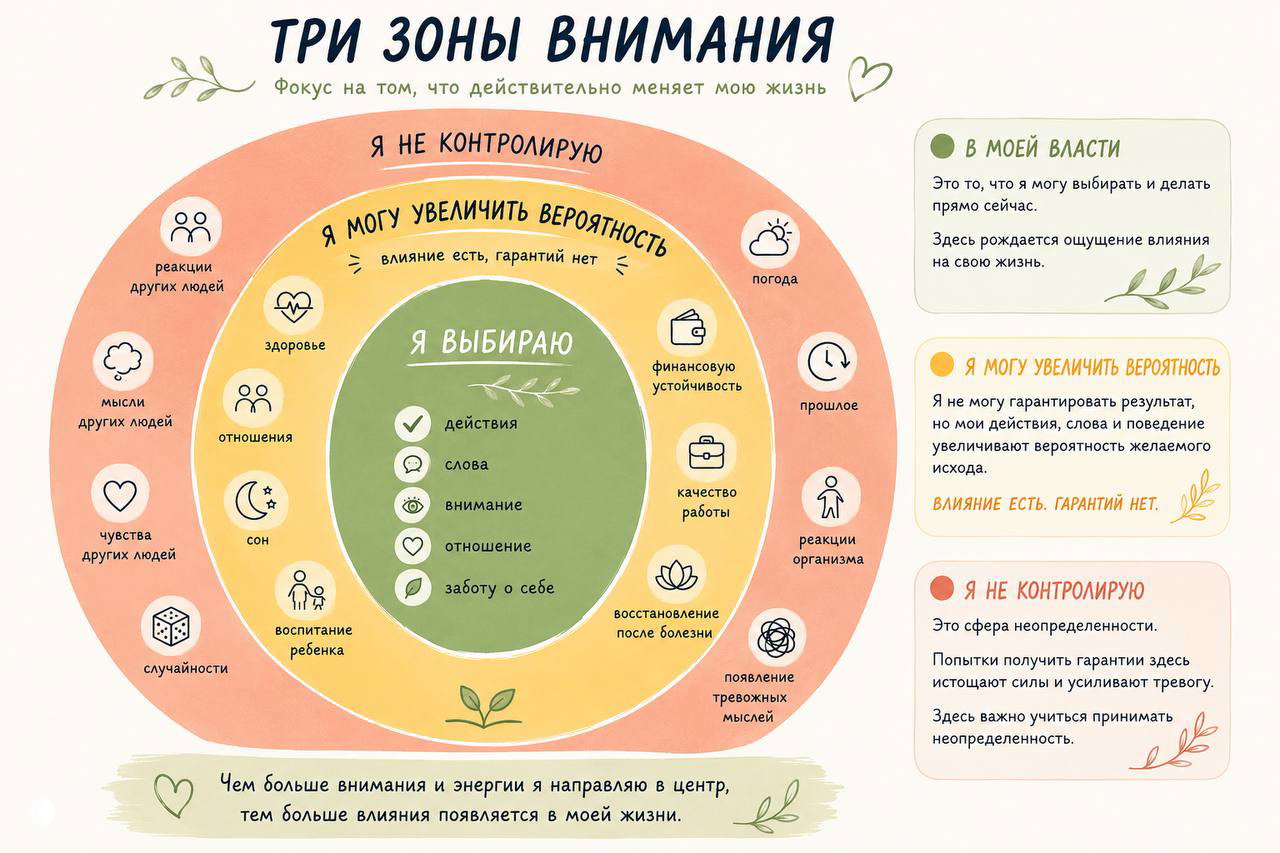 Три вопроса, чтобы понять, что вы контролируете