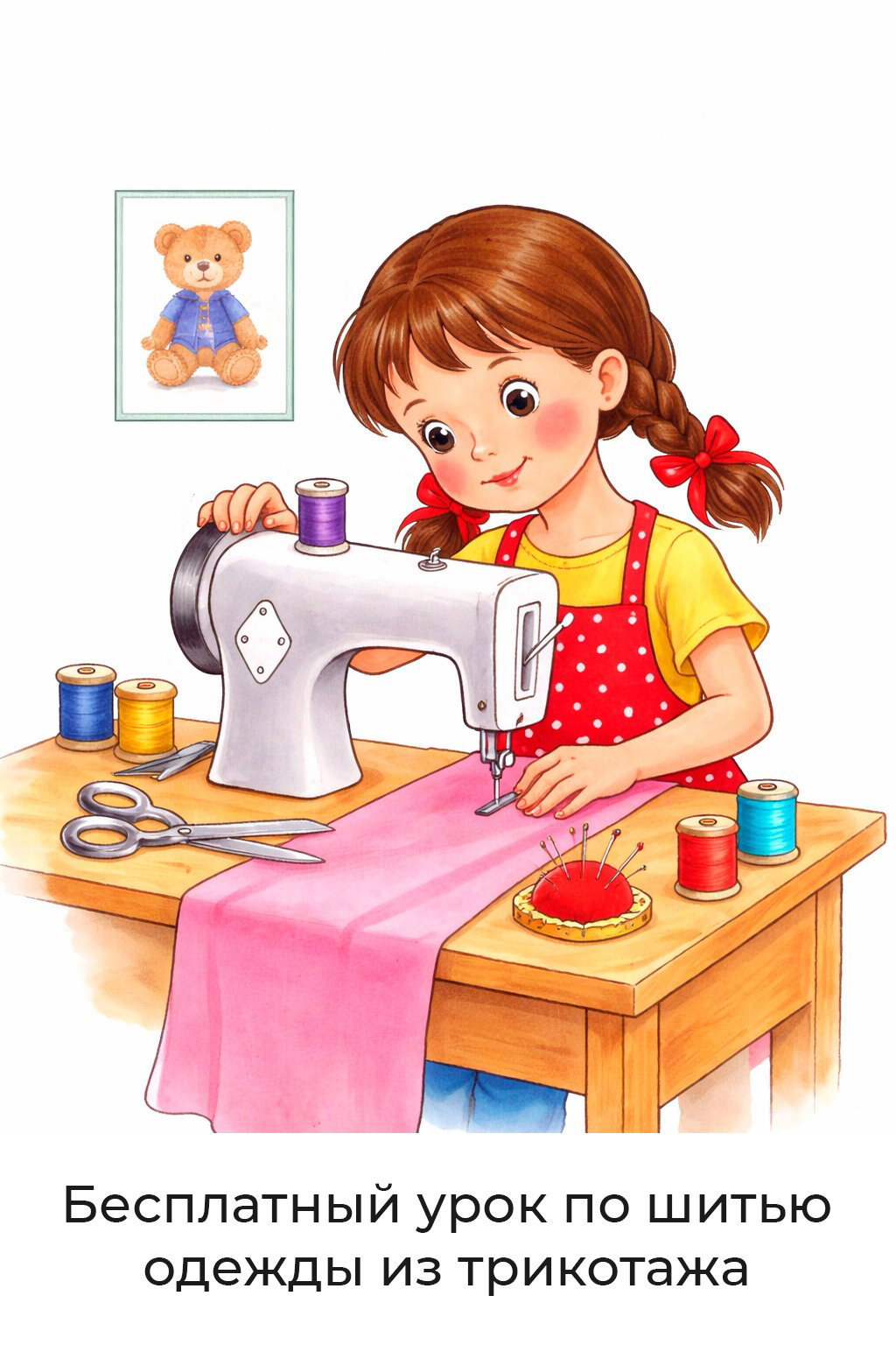 Идёт набор на бесплатный урок по пошиву одежды с нуля