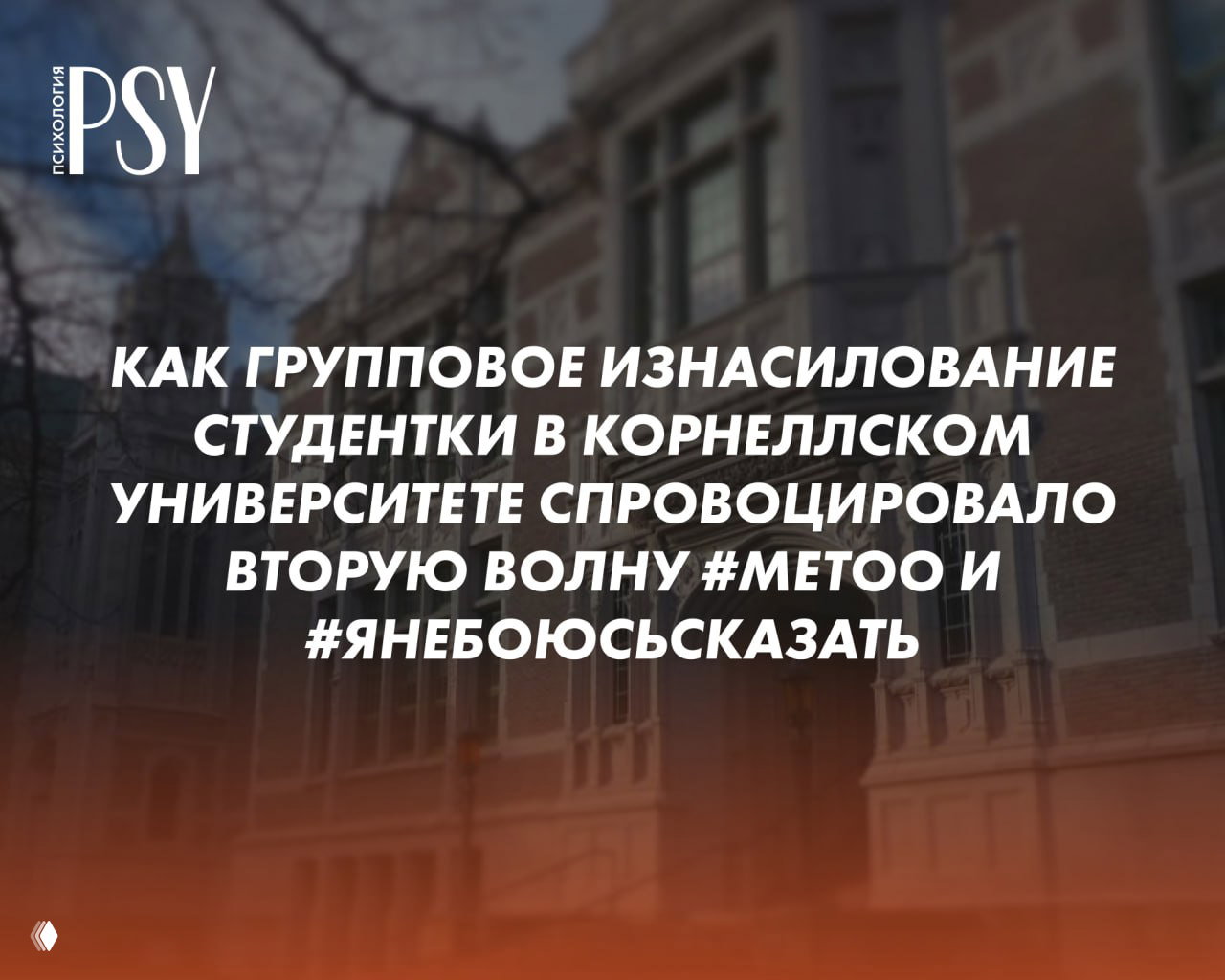 «Я — Джейн Доу»: групповое изнасилование в Корнелле и MeToo