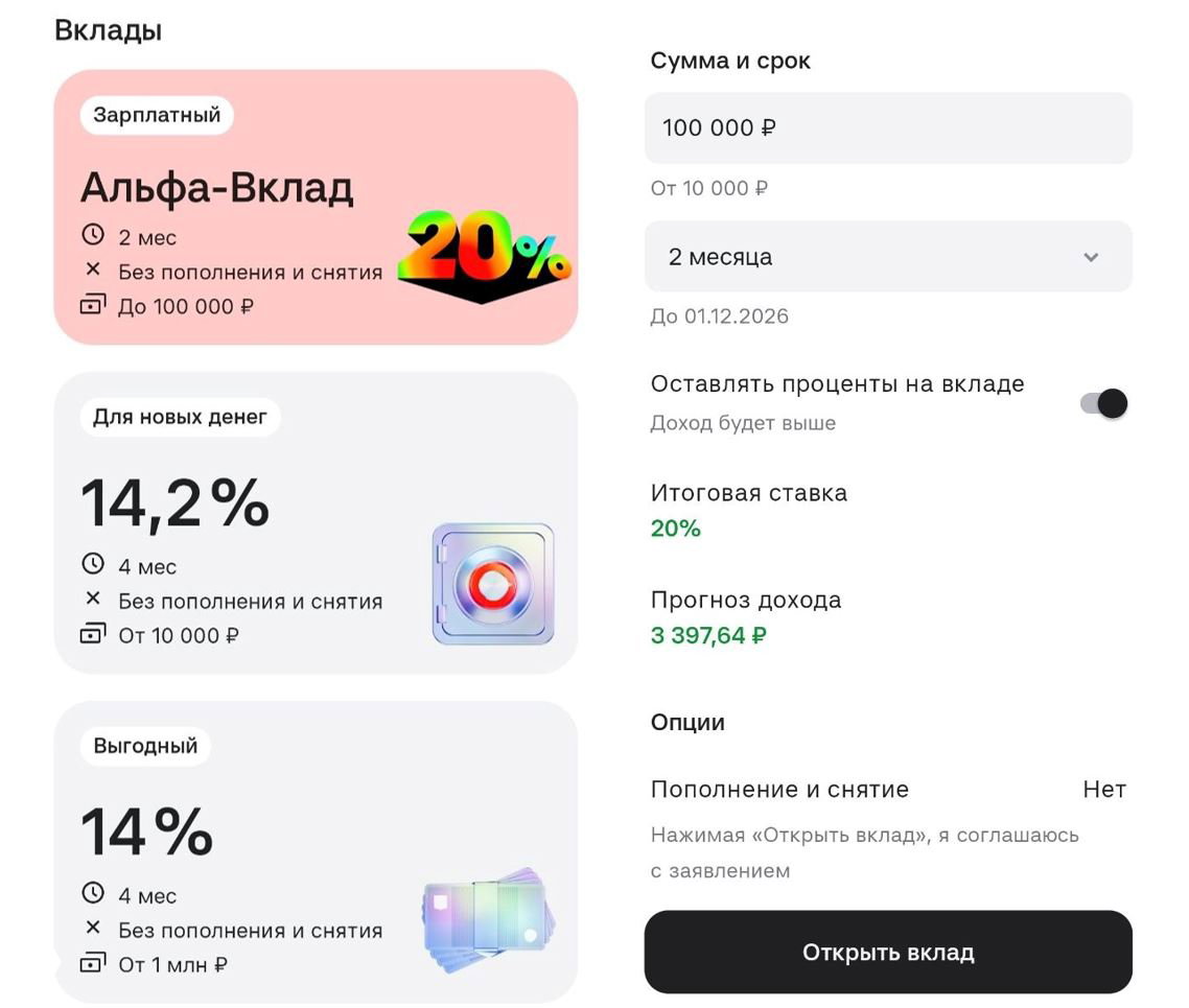 До 100к под 20% - всем!
