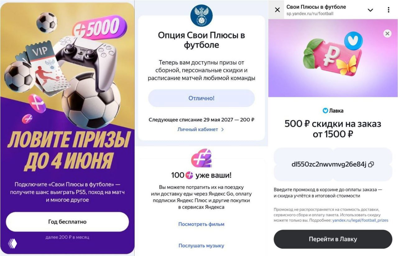 Подарки от Яндекса
