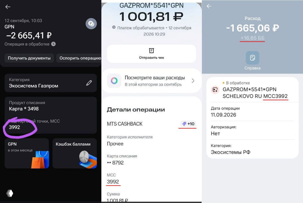 МСС 3992 на АЗС ГПН