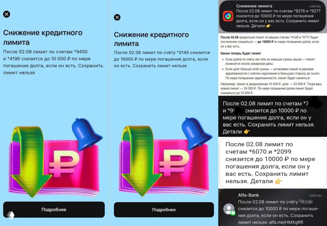 Альфа-Банк режет кредитные лимиты