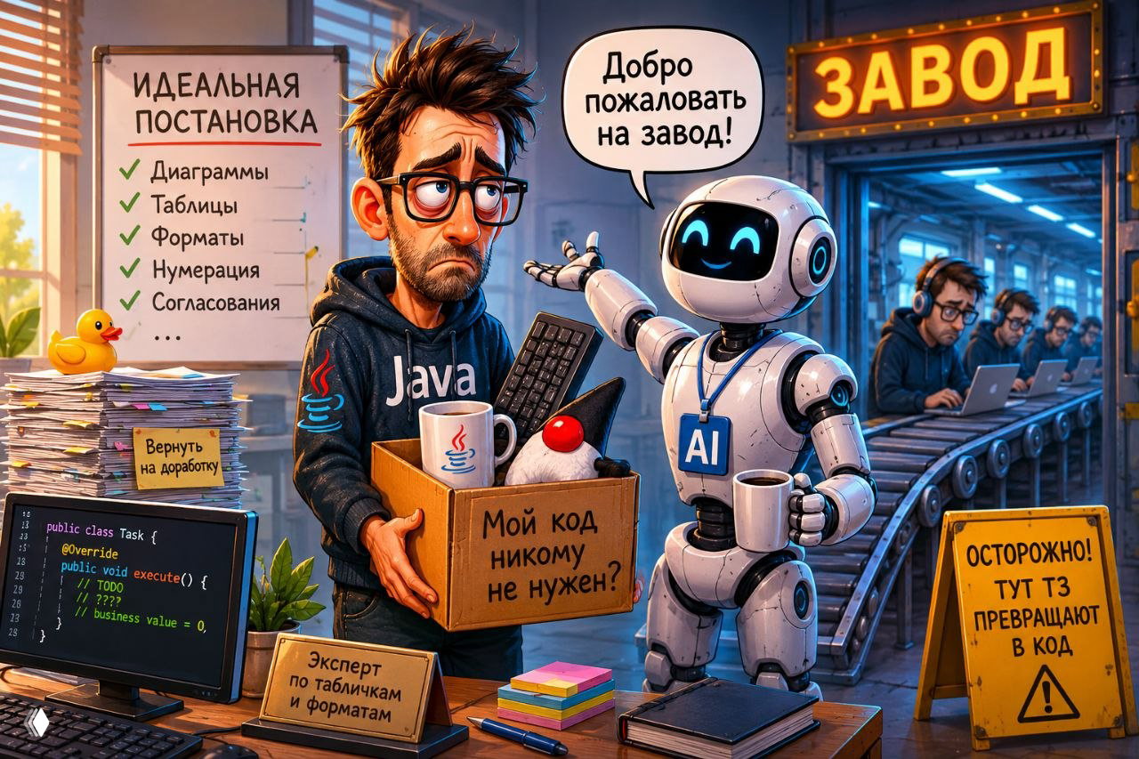 Джависты первыми пойдут на завод. Запомните этот твит.