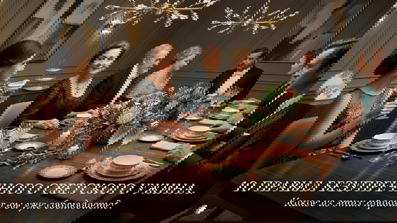 10 правил светского ужина из этикета XIX века