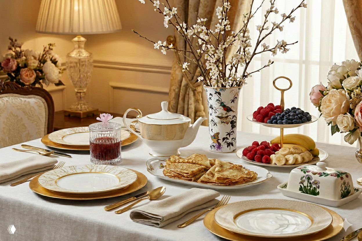 Подборка товаров для сервировки к Масленице