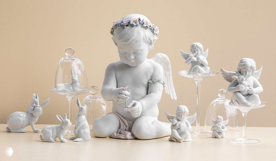 С Рождеством! Фарфоровые ангелы и подарки