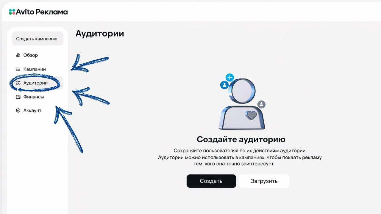 Авито: в рекламном кабинете появился раздел «Аудитории»