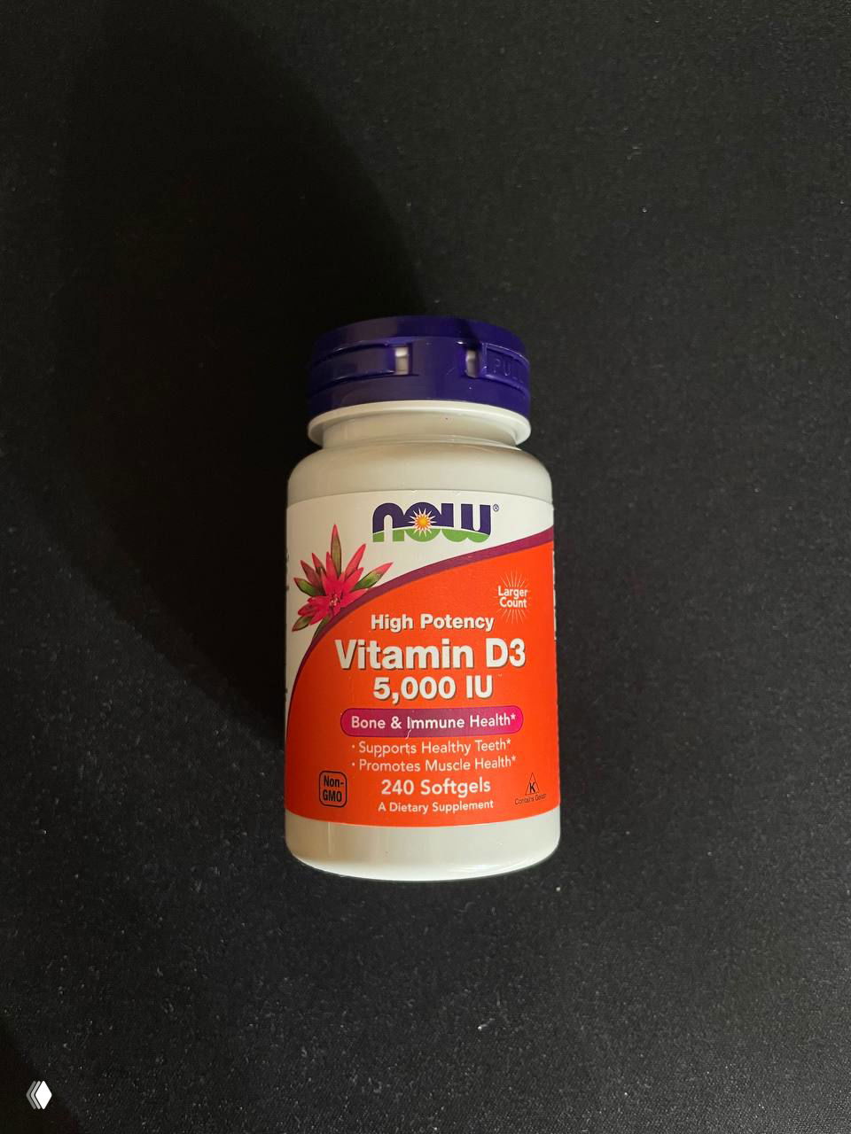 NOW Витамин D3 5000IU