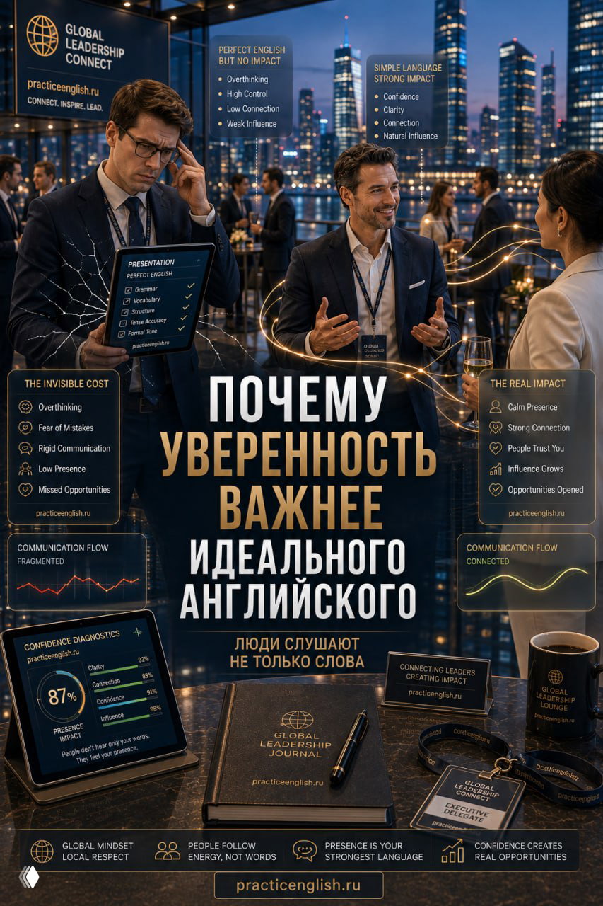 Как звучать уверенно на деловом английском, даже если слов мало?