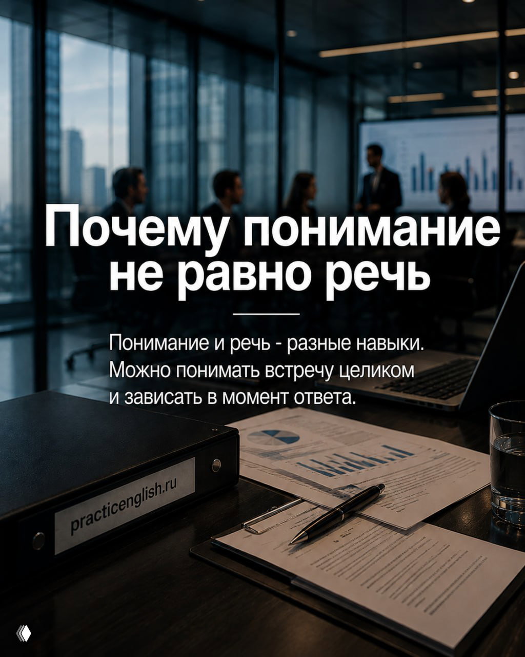 Почему я понимаю деловой английский, но не говорю свободно?