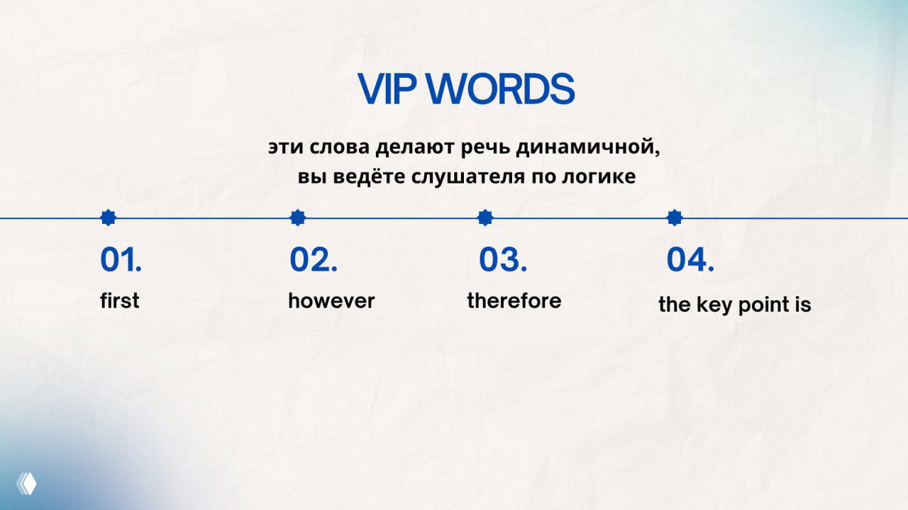 VIP WORDS — слова, которые держат ритм