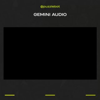 Блок с надписью GEMINI AUDIO на тёмном фоне и чёрным плейсхолдером видео — иллюстрация обновления Gemini 2.5 для аудиоагентов.