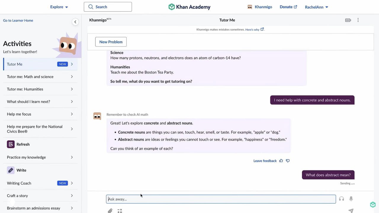 Про детское образование и применение AI для своего развития