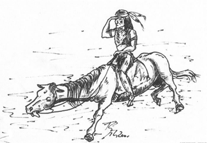 Притча: лошадь сдохла — слезь