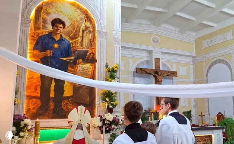 В Беларуси освятили икону созданную искусственным интеллектом