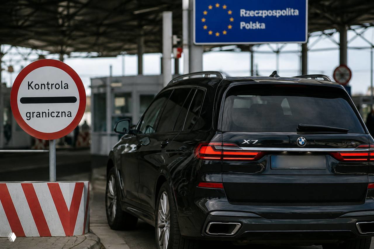 Супруги пытались доехать до Калининграда на BMW X7 из розыска