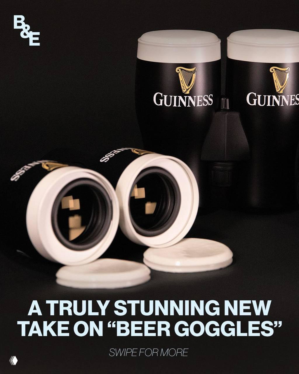 Супер-бинокль в виде пивных кружек от Guinness