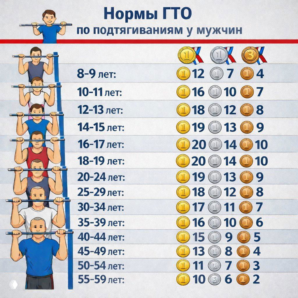 Подтягивайся и зарабатывай — норма ГТО и вычет 2026
