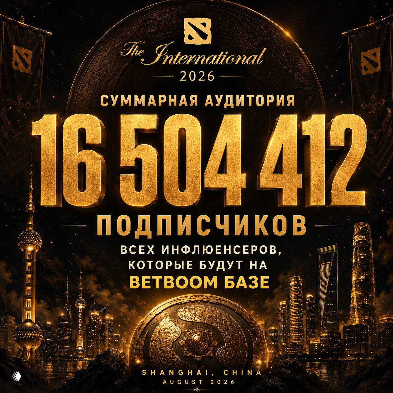 Пабстомп и статистика The International 2026 на BETBOOM