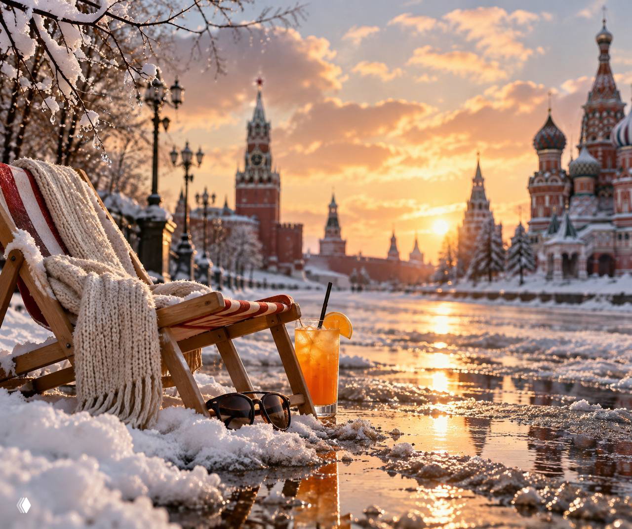 Аномально тёплая и влажная зима в России — прогноз