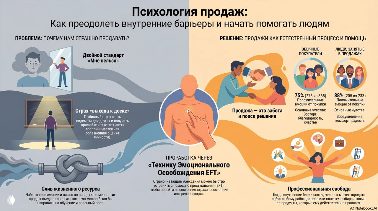 Как работает страх продаж. И почему он не про реальность