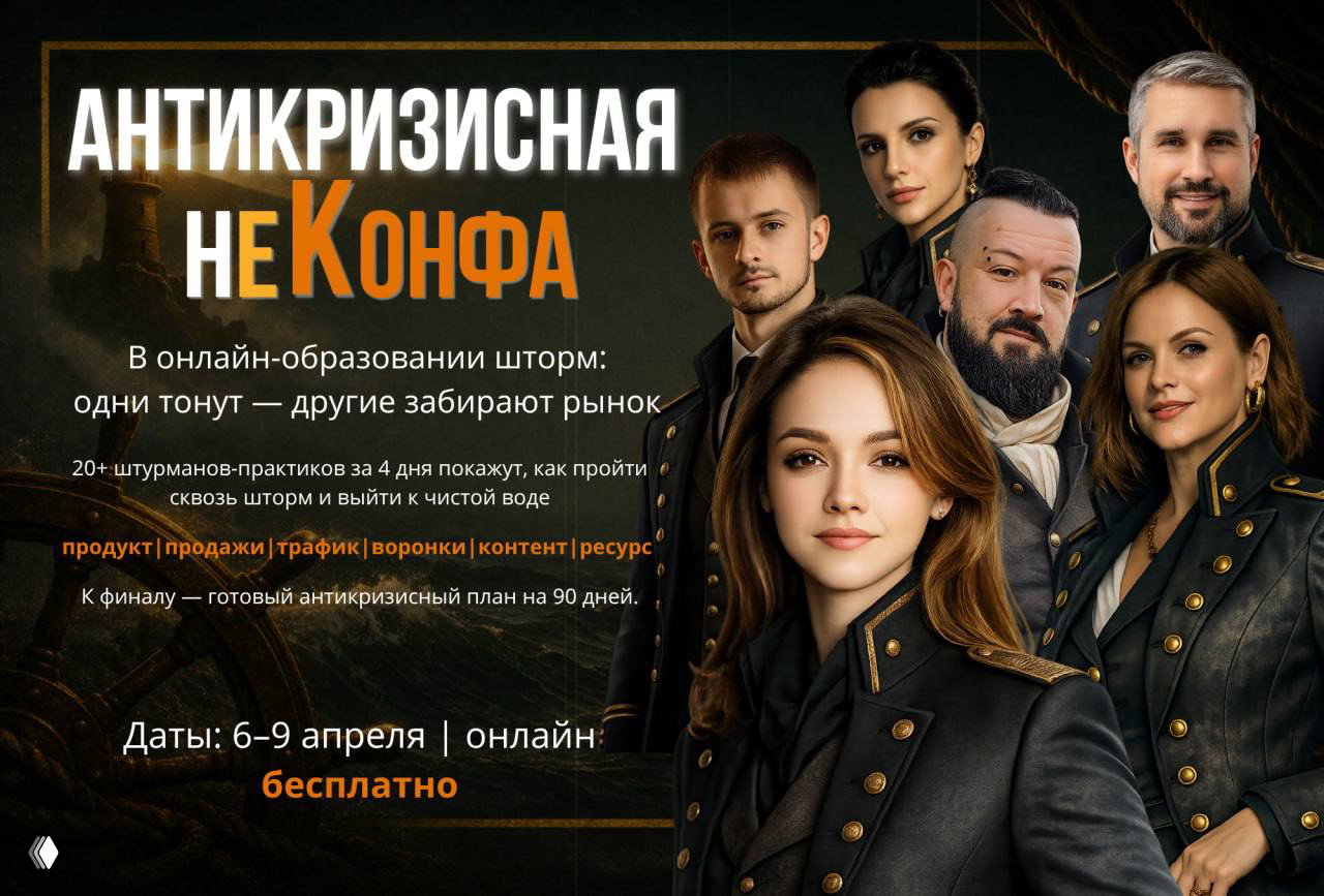 Антикризисная неКонфа — 6–9 апреля