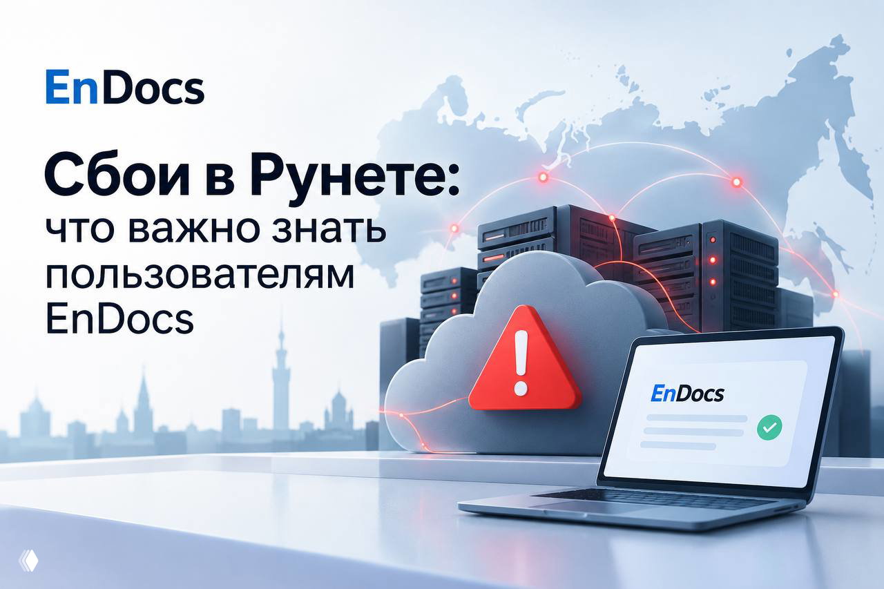 Сбои в Рунете: что важно знать пользователям EnDocs