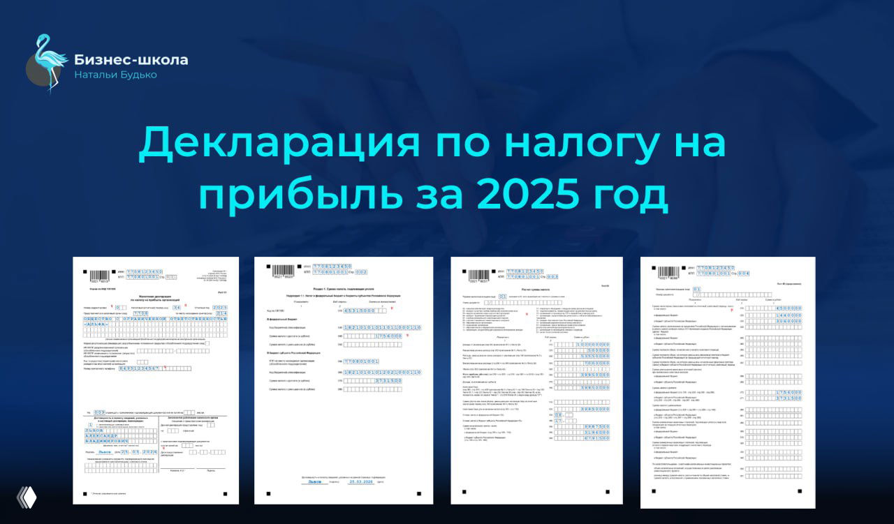 Декларация по налогу на прибыль за 2025 год