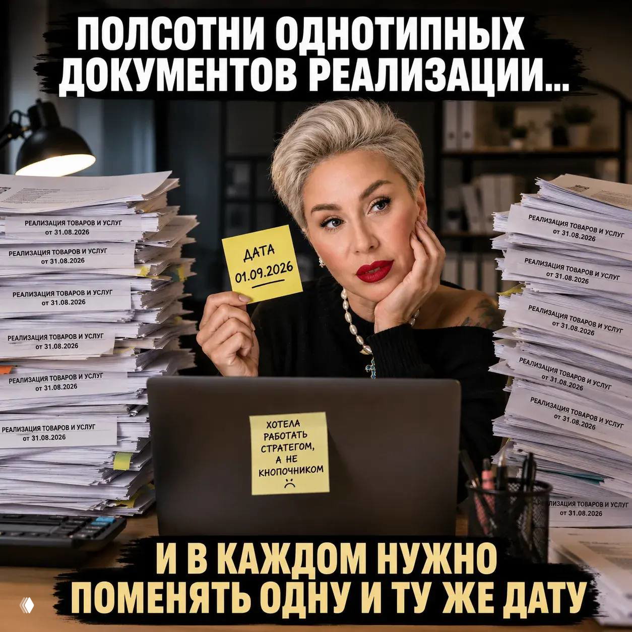 Как менять дату в однотипных документах (семинар 8 сентября)