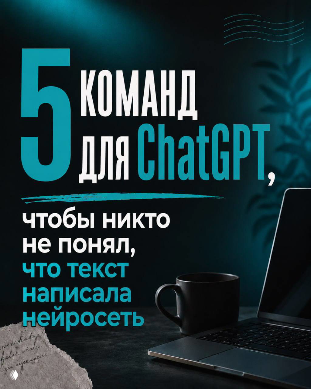 5 команд для ChatGPT, чтобы текст звучал как ваш